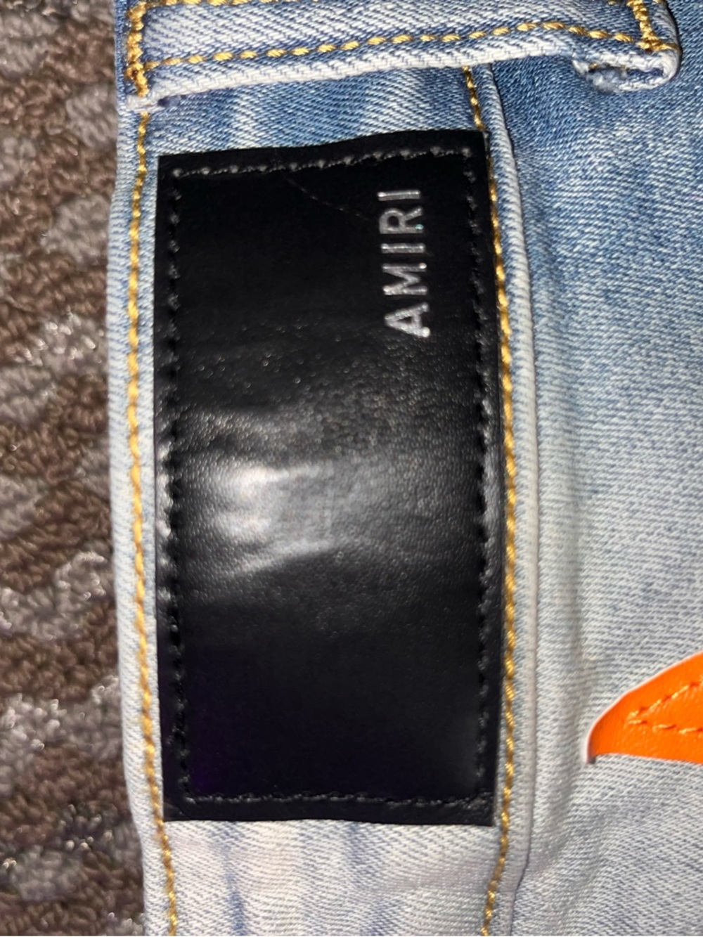 Amiri Star Patch Jeans Size 34 - Picture 3 of 3